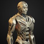 Futuristic Robot Man 3 - Rigged