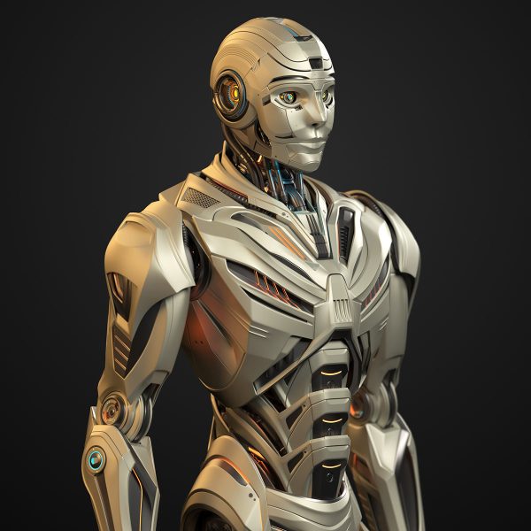Futuristic Robot Man 3 - Rigged