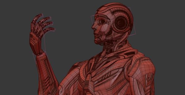 Futuristic Robot Man 3 - Rigged