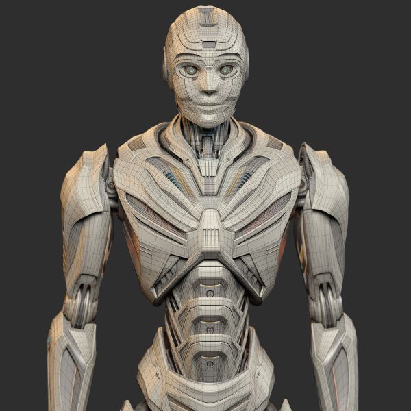 Futuristic Robot Man 3 - Rigged