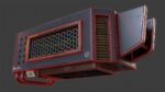 Futuristic Scifi Industry Aircon- Game Ready - PBR