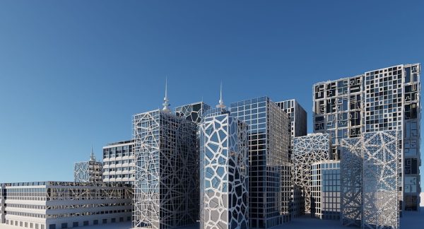 Futuristic Skyscraper Collection H 1