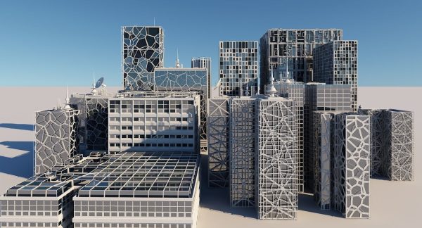 Futuristic Skyscraper Collection H 1