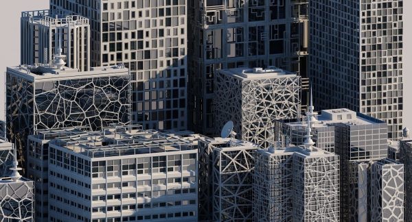 Futuristic Skyscraper Collection H 1