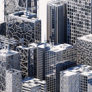 Futuristic Skyscraper Collection H 1