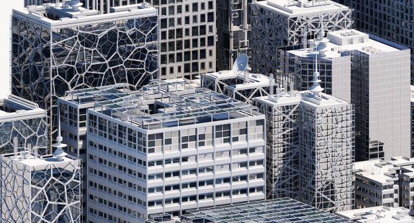 Futuristic Skyscraper Collection H 1