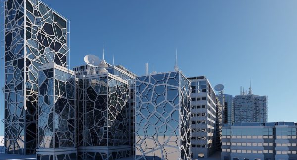 Futuristic Skyscraper Collection H 1