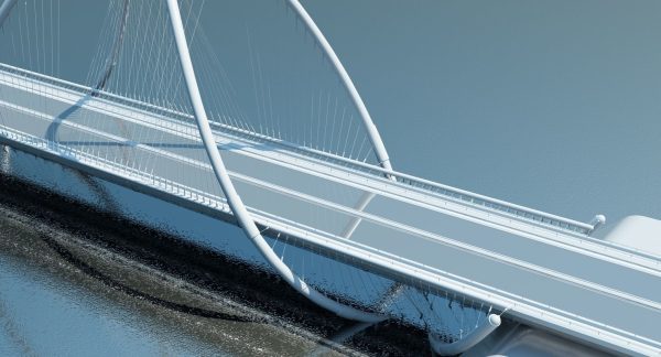 Futuristic Suspension Bridge 1