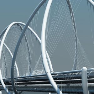 Futuristic Suspension Bridge 1