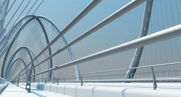 Futuristic Suspension Bridge 1