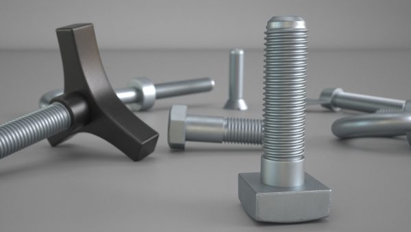 Galvanized Steel Nut and Bolt Set