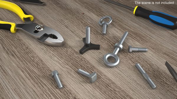 Galvanized Steel Nut and Bolt Set