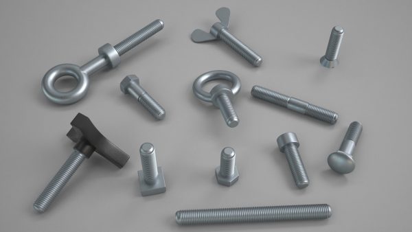 Galvanized Steel Nut and Bolt Set