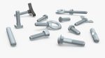 Galvanized Steel Nut and Bolt Set