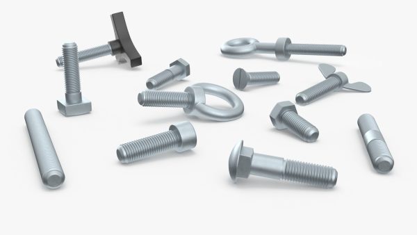 Galvanized Steel Nut and Bolt Set