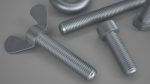 Galvanized Steel Nut and Bolt Set