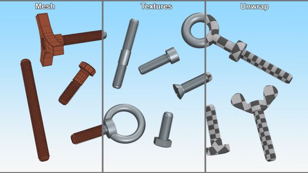 Galvanized Steel Nut and Bolt Set