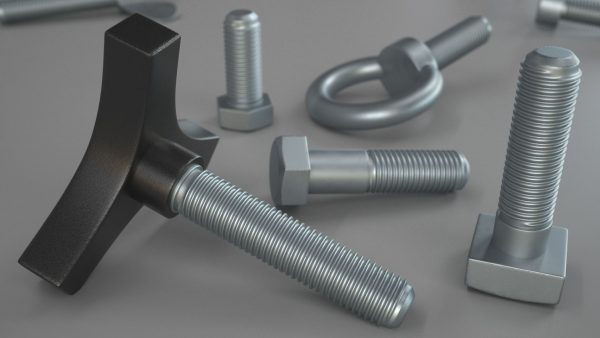 Galvanized Steel Nut and Bolt Set