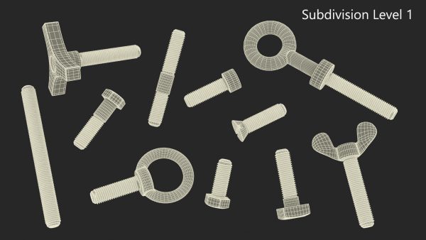 Galvanized Steel Nut and Bolt Set