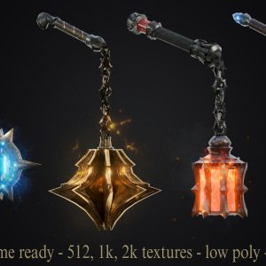 Game-Ready Mace Pack