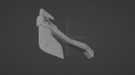 Game Ready Wooden Axe Low-poly 3D model