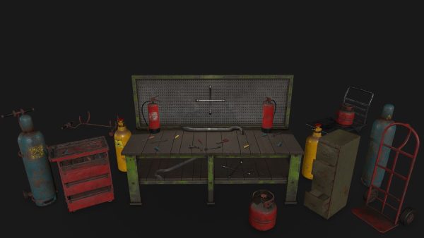 Garage set of wrenches