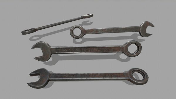 Garage set of wrenches