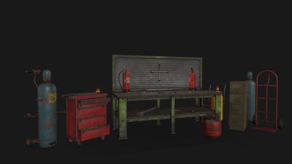 Garage set of wrenches