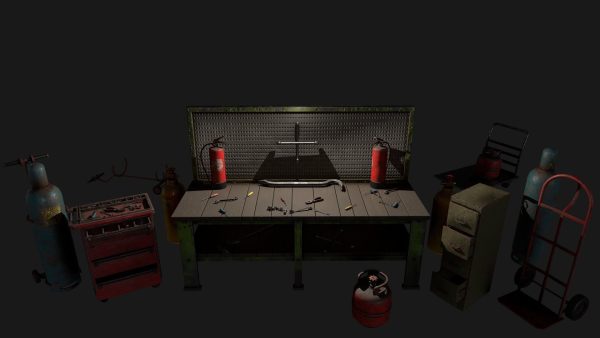 Garage set of wrenches