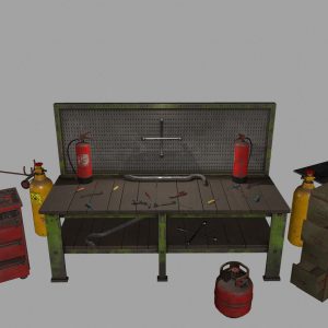 Garage set of wrenches