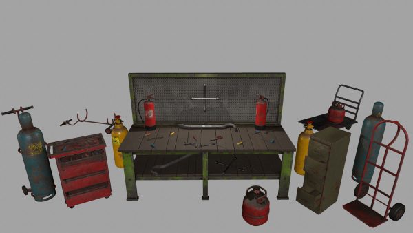 Garage set of wrenches