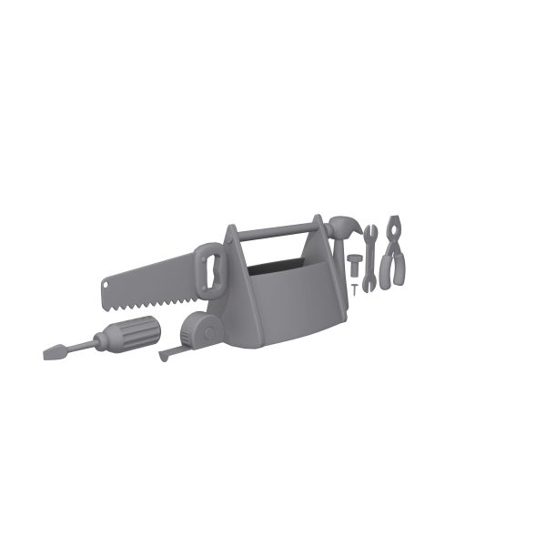 Garage Tools Cartoon