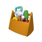 Garage Tools Cartoon