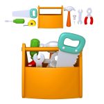Garage Tools Cartoon