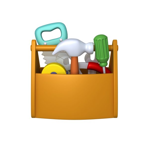 Garage Tools Cartoon
