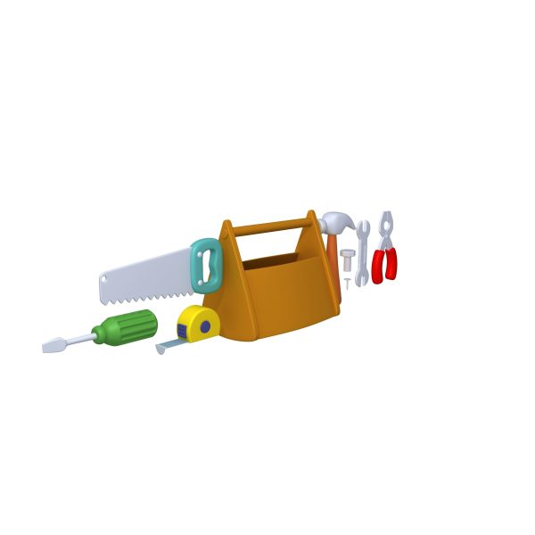 Garage Tools Cartoon