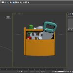 Garage Tools Cartoon