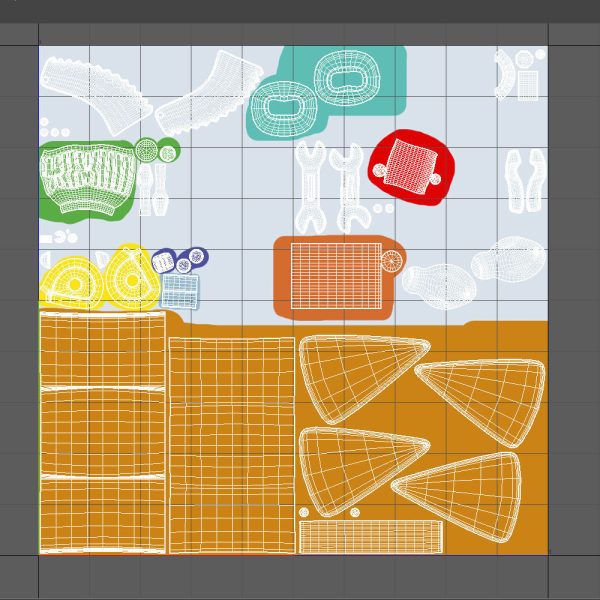 Garage Tools Cartoon