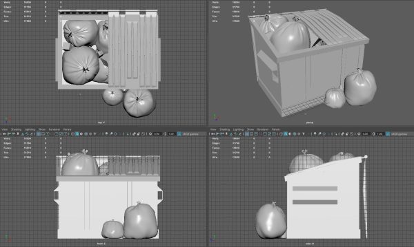 Garbage Dumpster