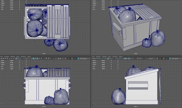 Garbage Dumpster
