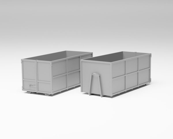 Garbage pack - Set of 13 containers and bins in H0 scale