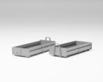 Garbage pack - Set of 13 containers and bins in H0 scale