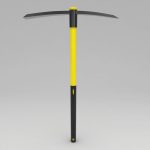 Garden cutter mattock 3d model