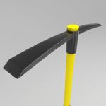 Garden cutter mattock 3d model