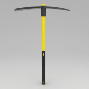 Garden cutter mattock 3d model