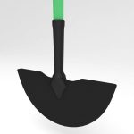 Garden hoe 3d model