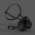 Gas mask helmet 3d model military