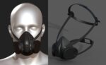 Gas mask helmet 3d model military