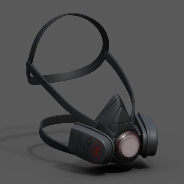 Gas mask protection futuristic technology armor