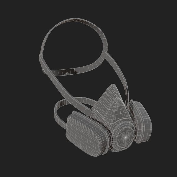 Gas mask protection futuristic technology armor